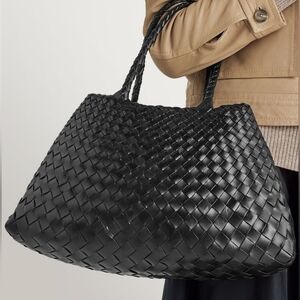 NEW DRAGON DIFFUSION SANTA CROCE BIG BAG - BLACK